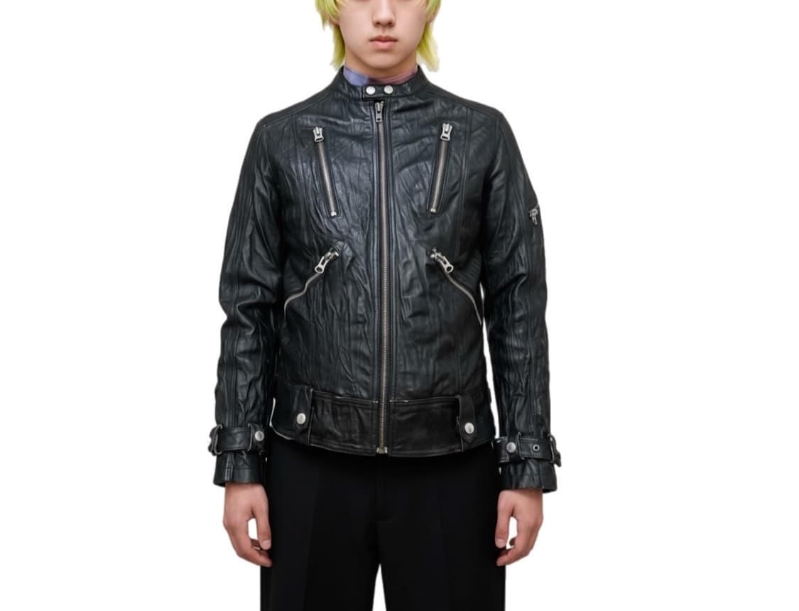 Revolution 피그가죽 멀티포켓 바이커자켓 상품이미지1