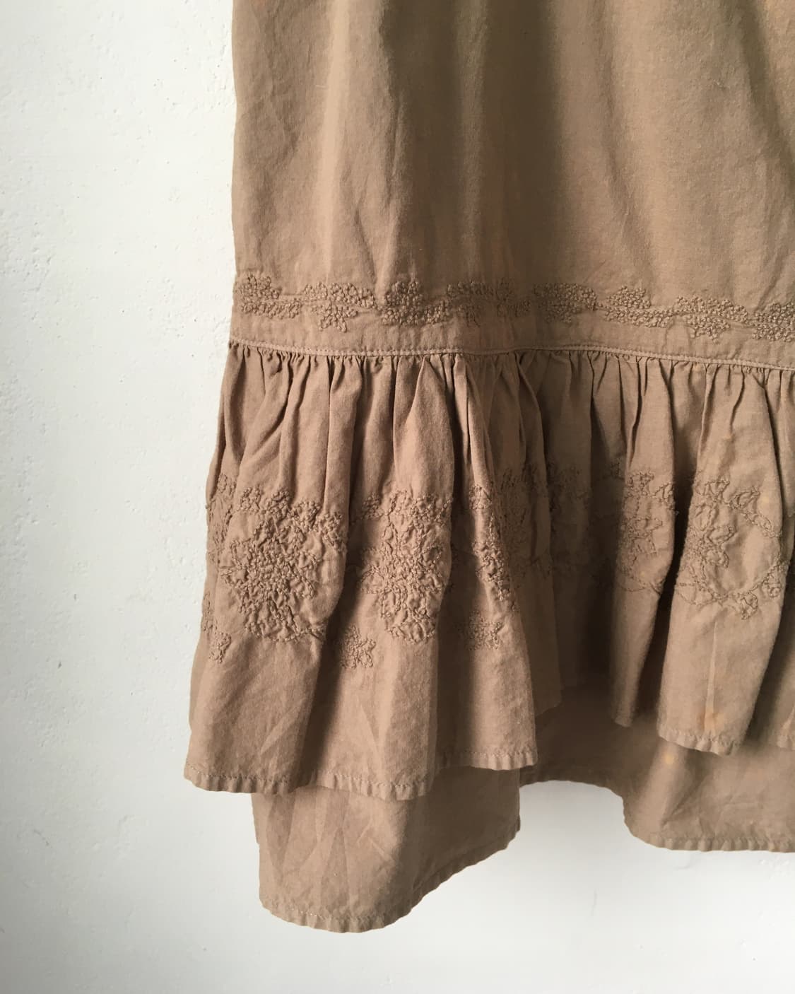 Embroidery point layered skirt 상품이미지3
