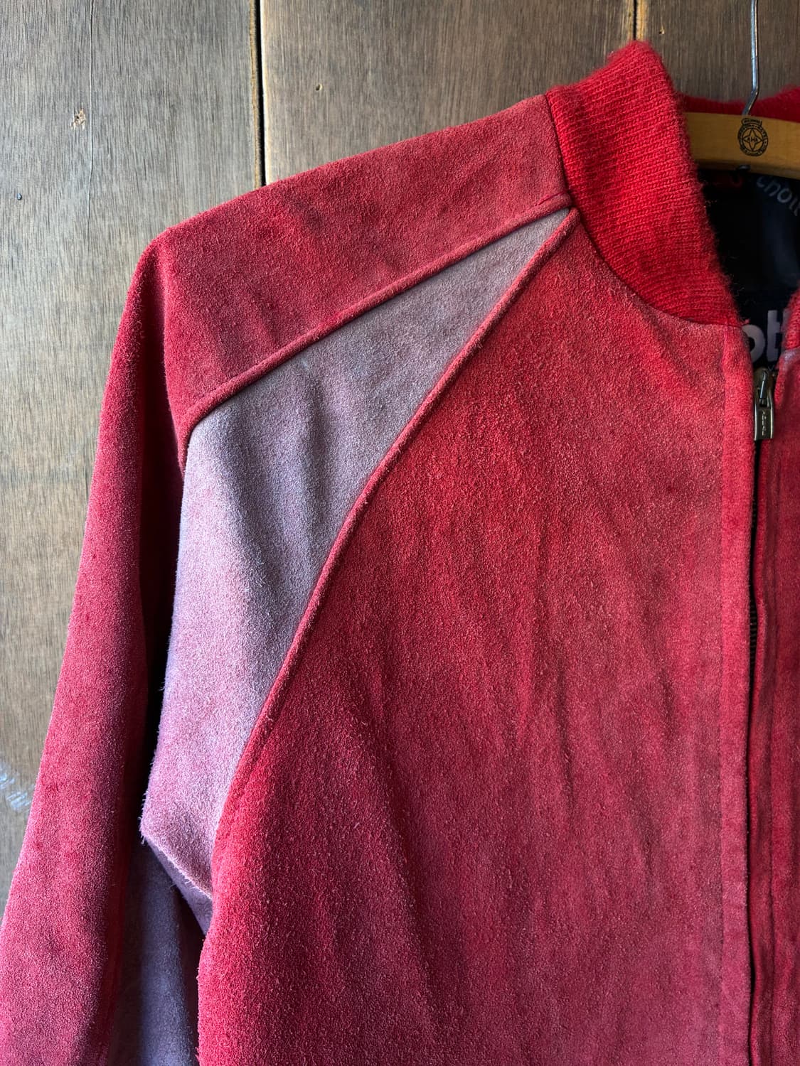 90s Schott Suede Zip Jacket Made in USA 상품이미지3