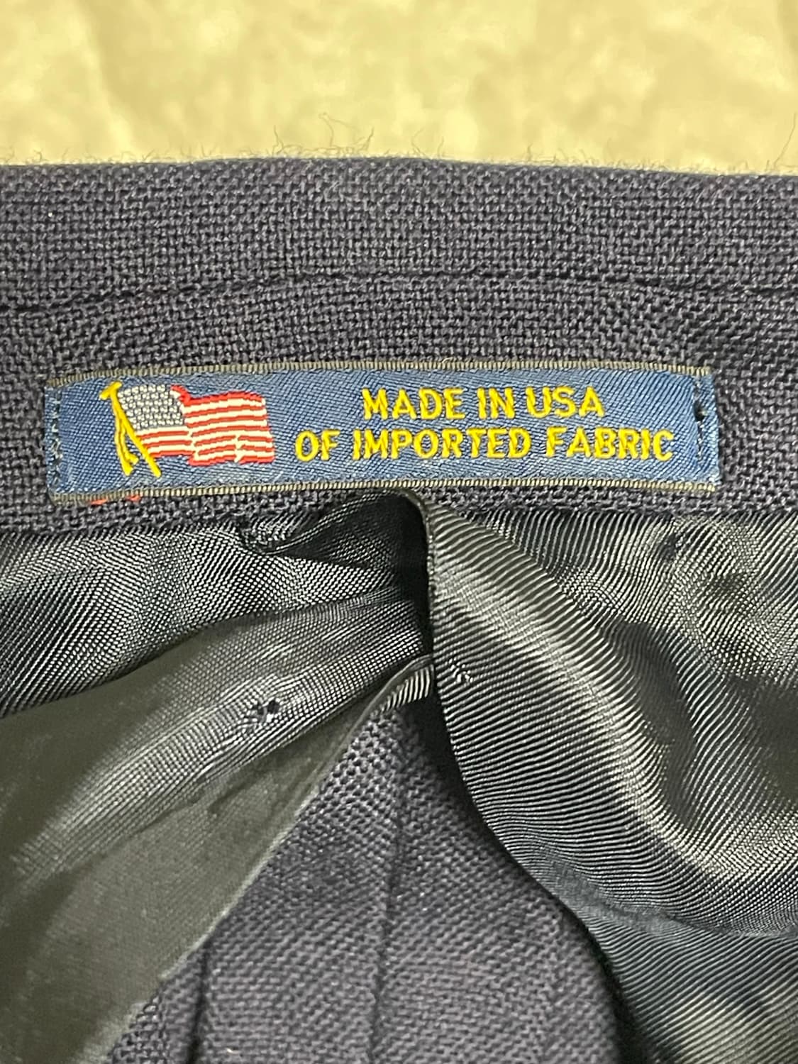 폴로 랄프로렌 USA Made 네이비 울 블레이저 40R(100) 상품이미지6
