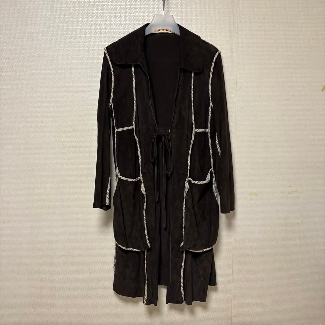 마르니 인사이드아웃 레더 코트 상품이미지1