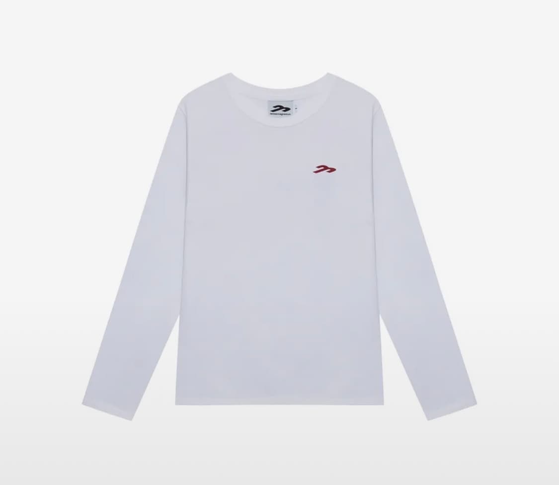 탄산마그네슘 롱슬리브 (화이트) 새거급 택잇음 상품이미지1