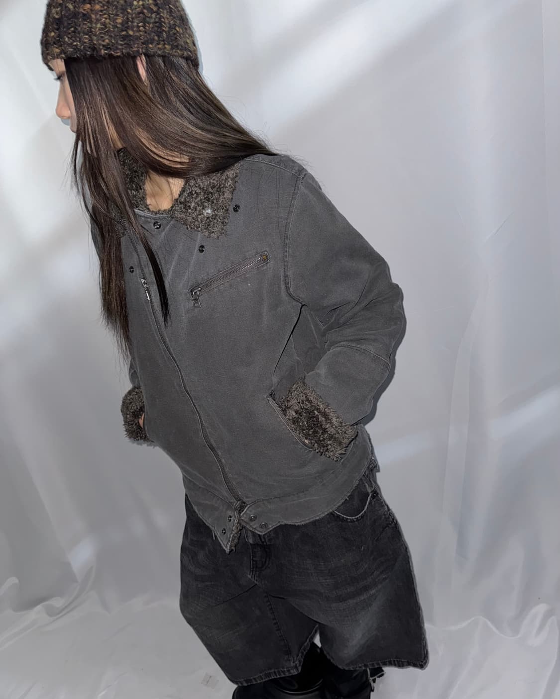 리바이스 흑청 쉐르파 자켓 상품이미지2