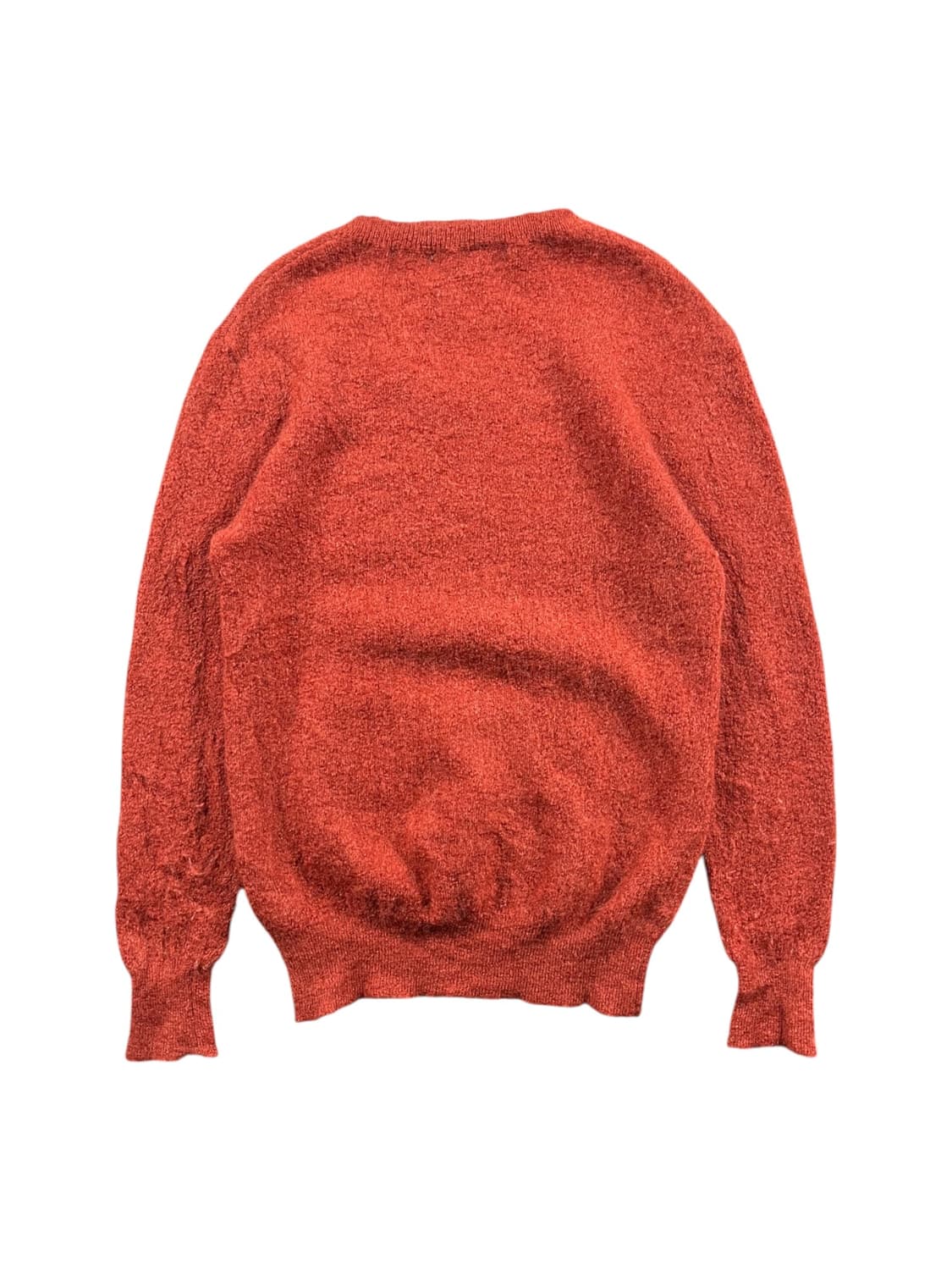 KATHRINE HAMNETT LONDON 주황색 컬러 모헤어 니트  상품이미지3