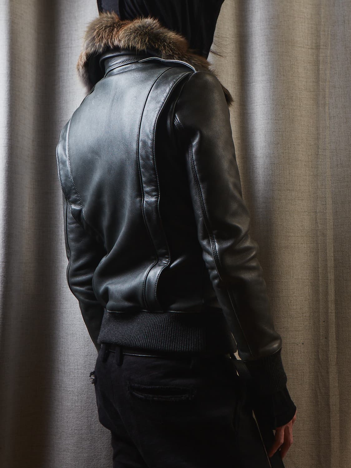 Akm 퍼 레더 자켓 상품이미지9