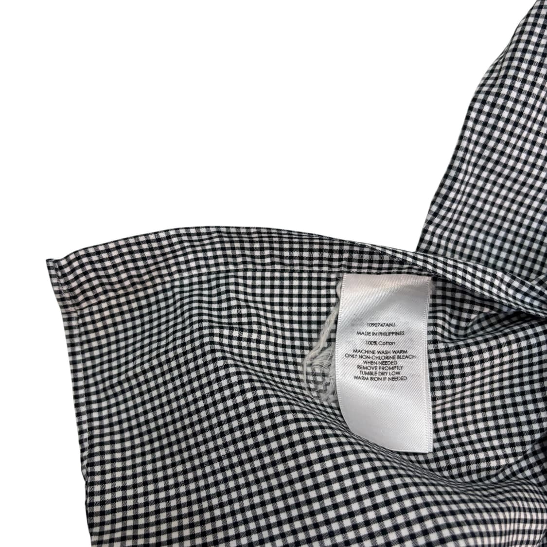 폴로 랄프로렌 블랙 깅엄 체크 셔츠 상품이미지4
