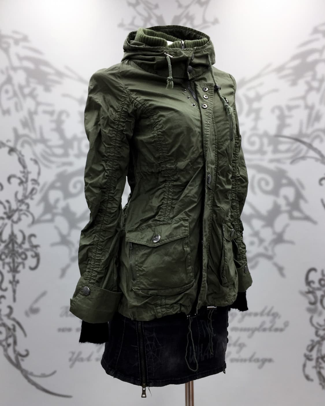 00's Shirring Utility Hood Jacket 상품이미지4