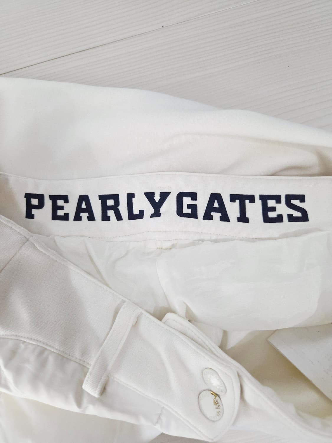 파리게이츠 여성 화이트 구스다운 패딩 골프팬츠 상품이미지6