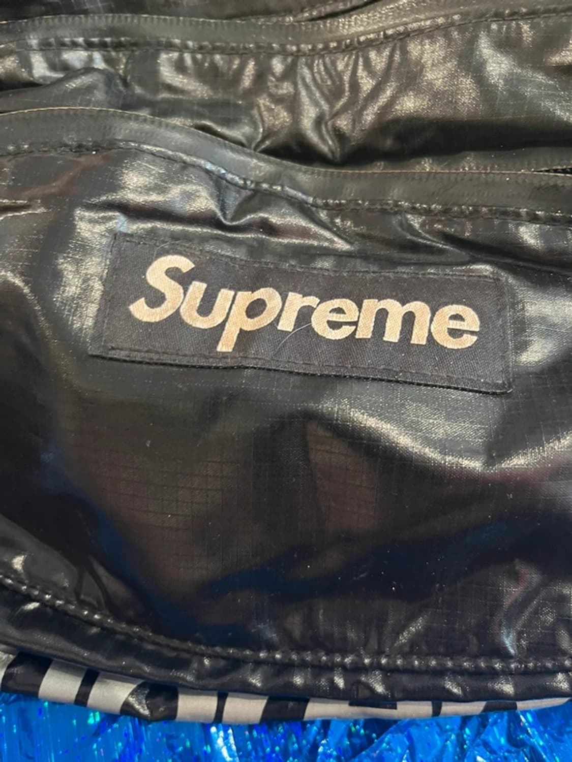 17FW 슈프림 코듀라 웨이스트 백 블랙 상품이미지2