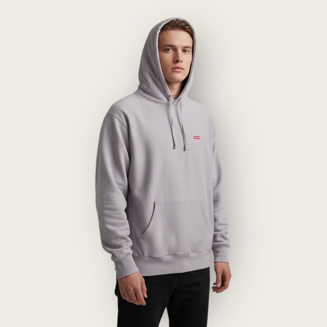 L/ 슈프림 스몰박스로고 기모 후드티 상품이미지1