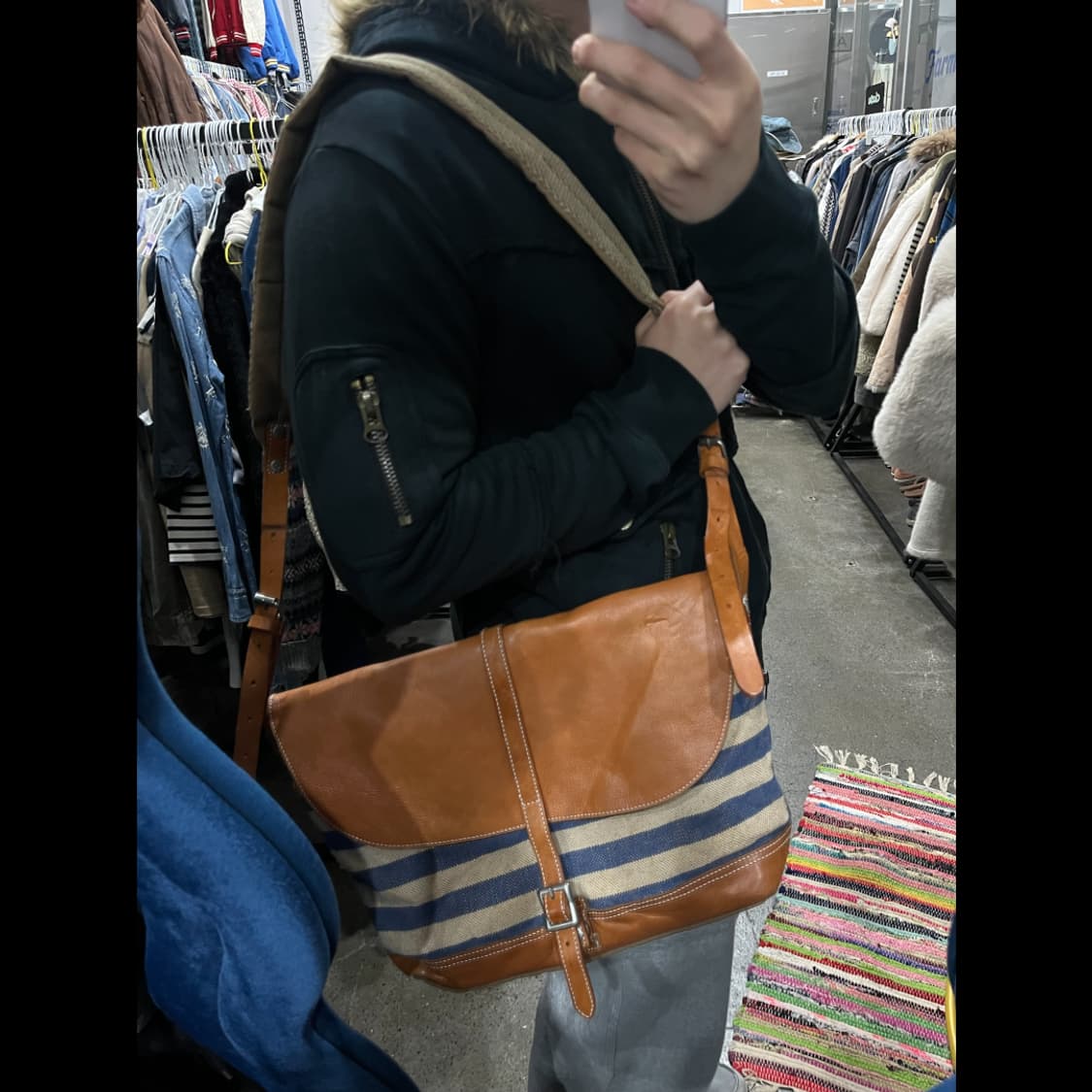 HARVEST JPN 캔버스 크로스백 상품이미지2