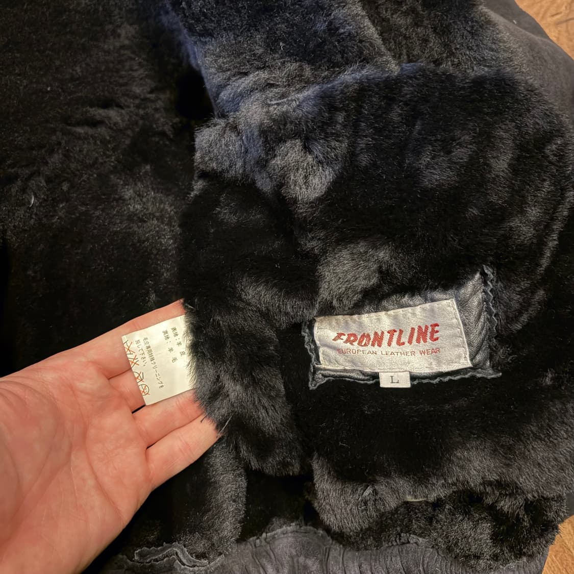 FRONTLINE LAMB LEATHER SHEARLING JACKET 상품이미지9