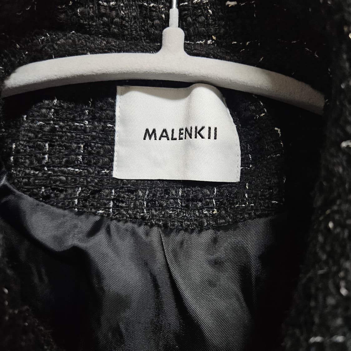 보세 malenkii 트위드 봄버 자켓 F 상품이미지3