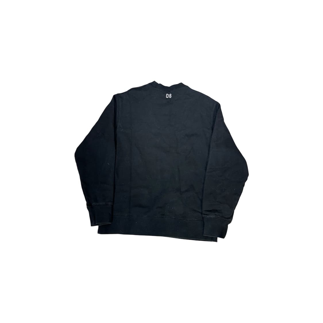 커버낫 블랙 자수 빅 로고 맨투맨 스웻 셔츠 L 상품이미지6