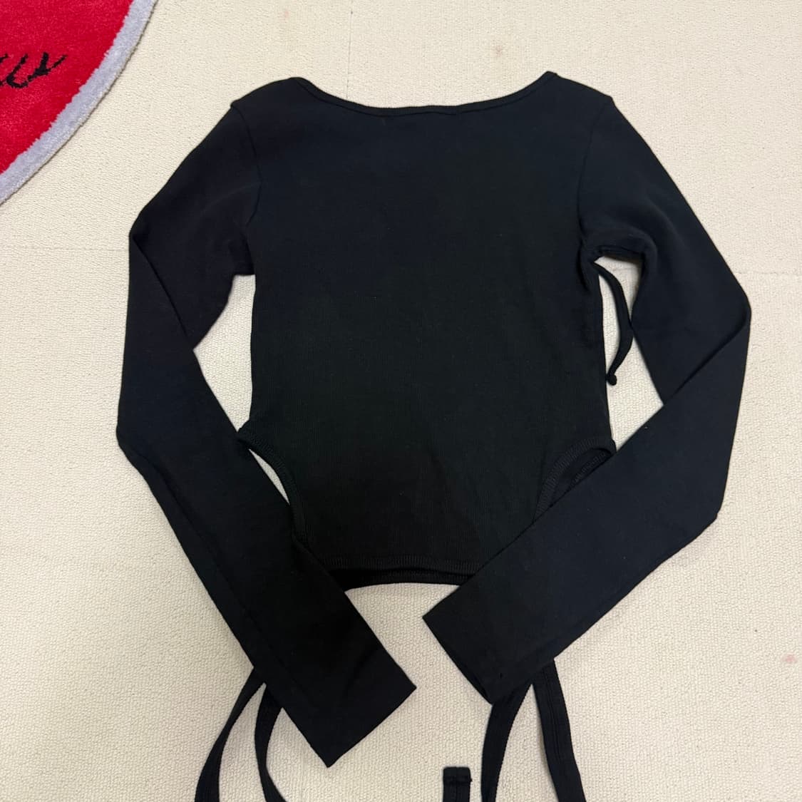 슬로우가먼츠 투웨이 티셔츠 (블랙) 상품이미지7