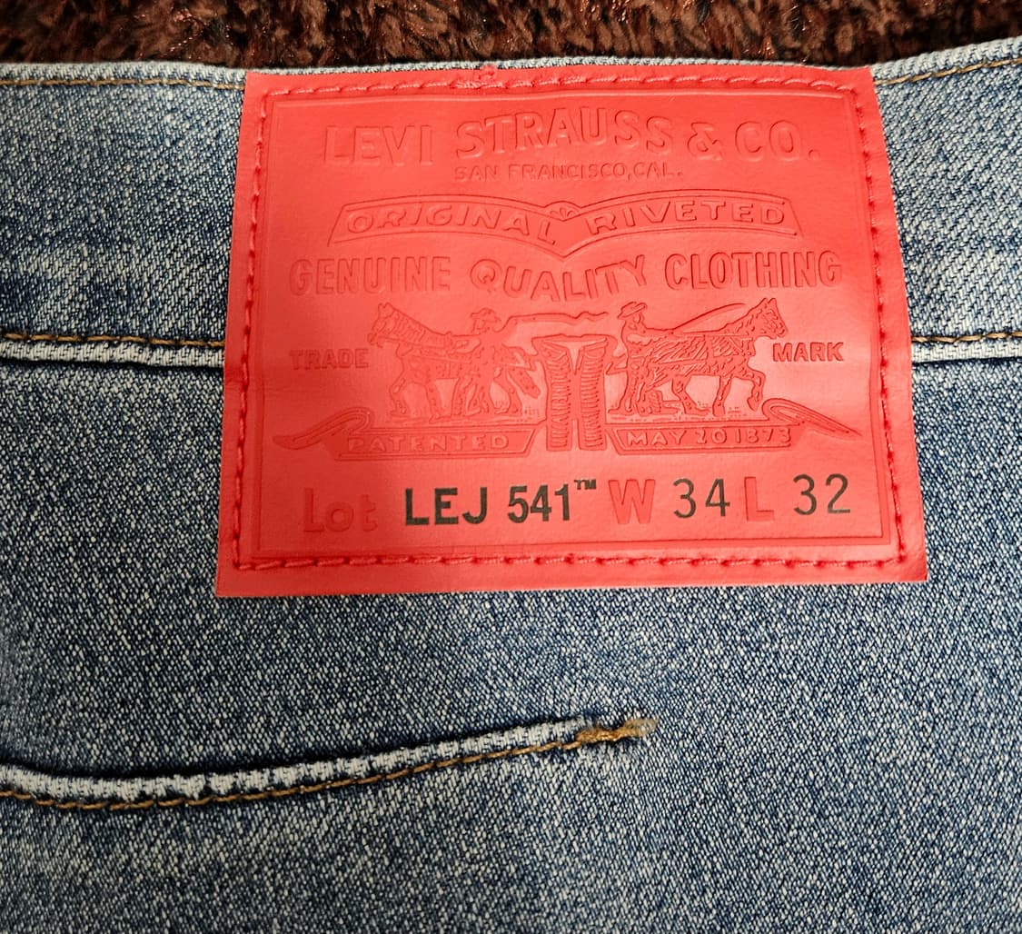 리바이스 엔지니어드 진 541 W34 L32 상품이미지4