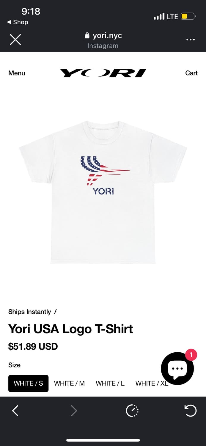 Yori sports usa 반팔 xl 상품이미지1