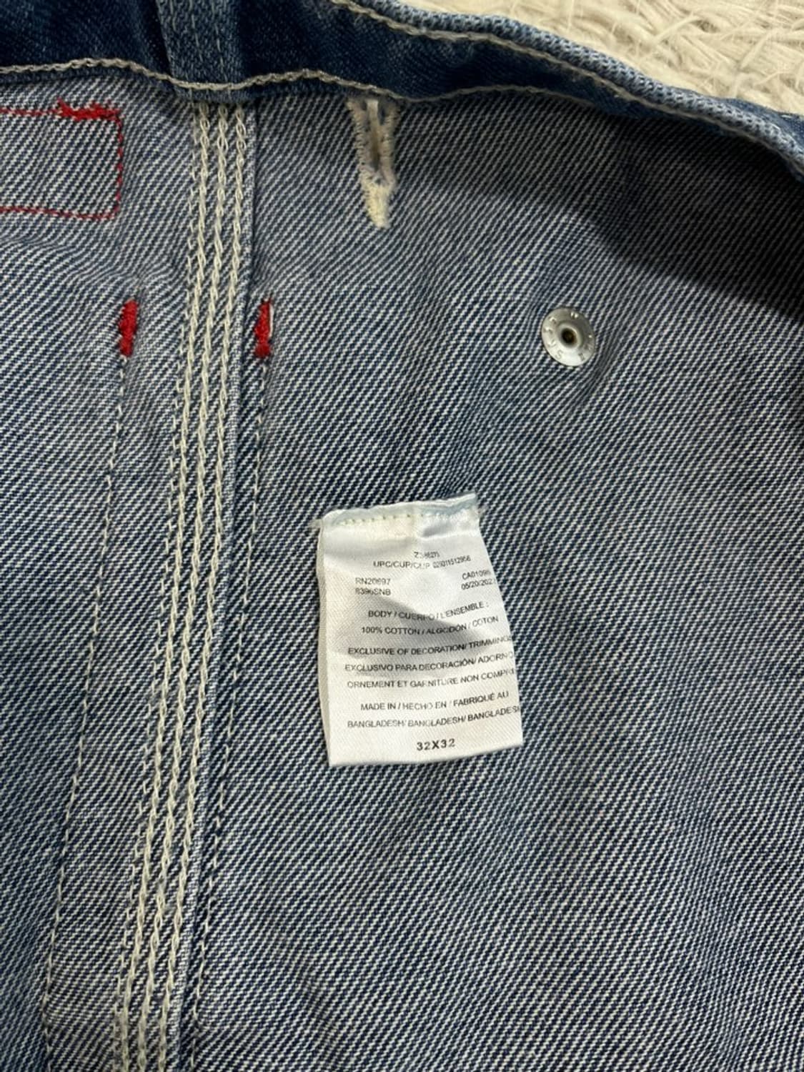 디키즈 데님 카펜터 오버롤/#3148 상품이미지6