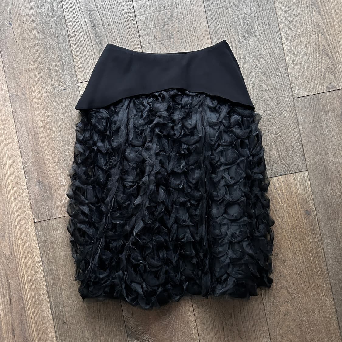 Circle Shape Tulle Docking Skirt 상품이미지8