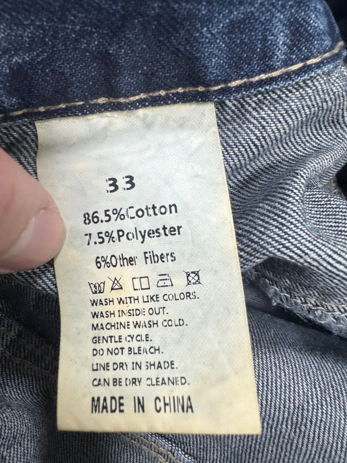 ✨ (새상품) 빈티지 데님 카고 팬츠 상품이미지4