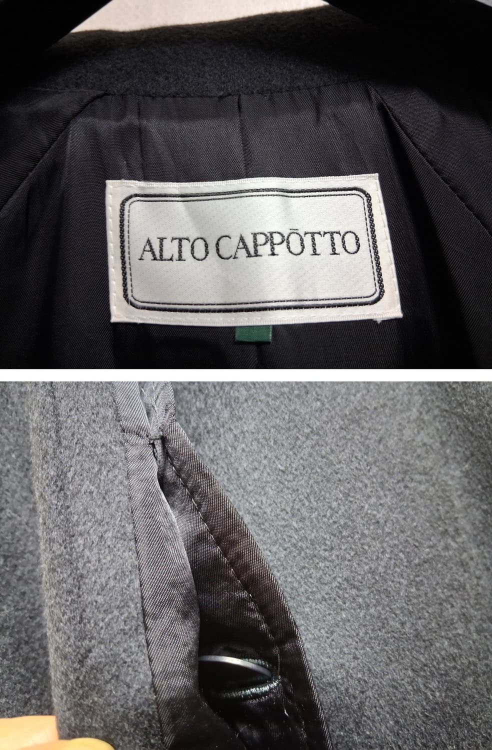 ALTO CAPOTTO  그레이 캐시미어롱코트 레트로핏 여성 66까지 루 상품이미지10