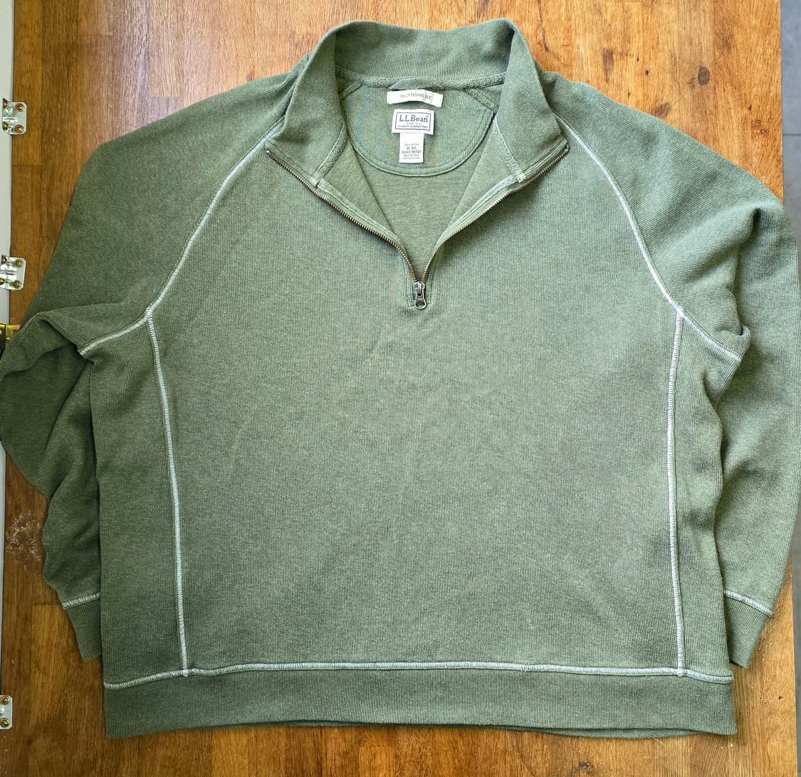 L.L.Bean 엘엘빈 반집업 니트 XL ~XXL 일본 발매 상품이미지1