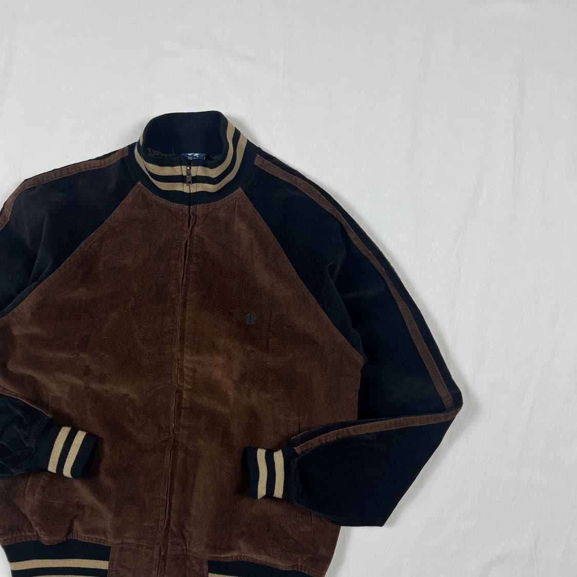 90‘s 행텐 hangten 로고 코듀로이 트랙자켓 상품이미지2