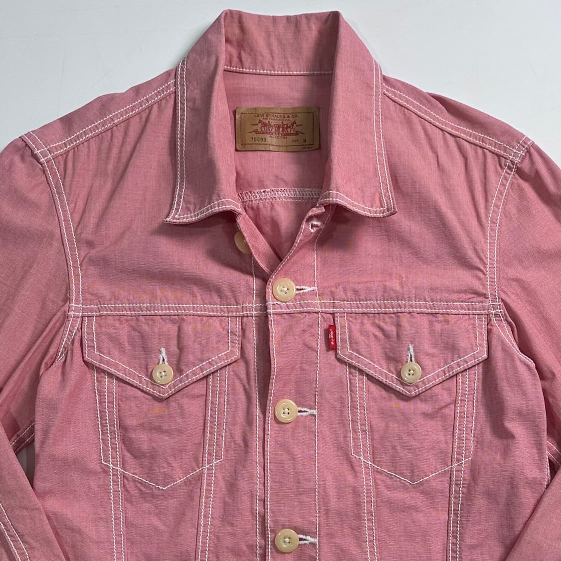 리바이스 핑크 트러커 자켓  상품이미지2