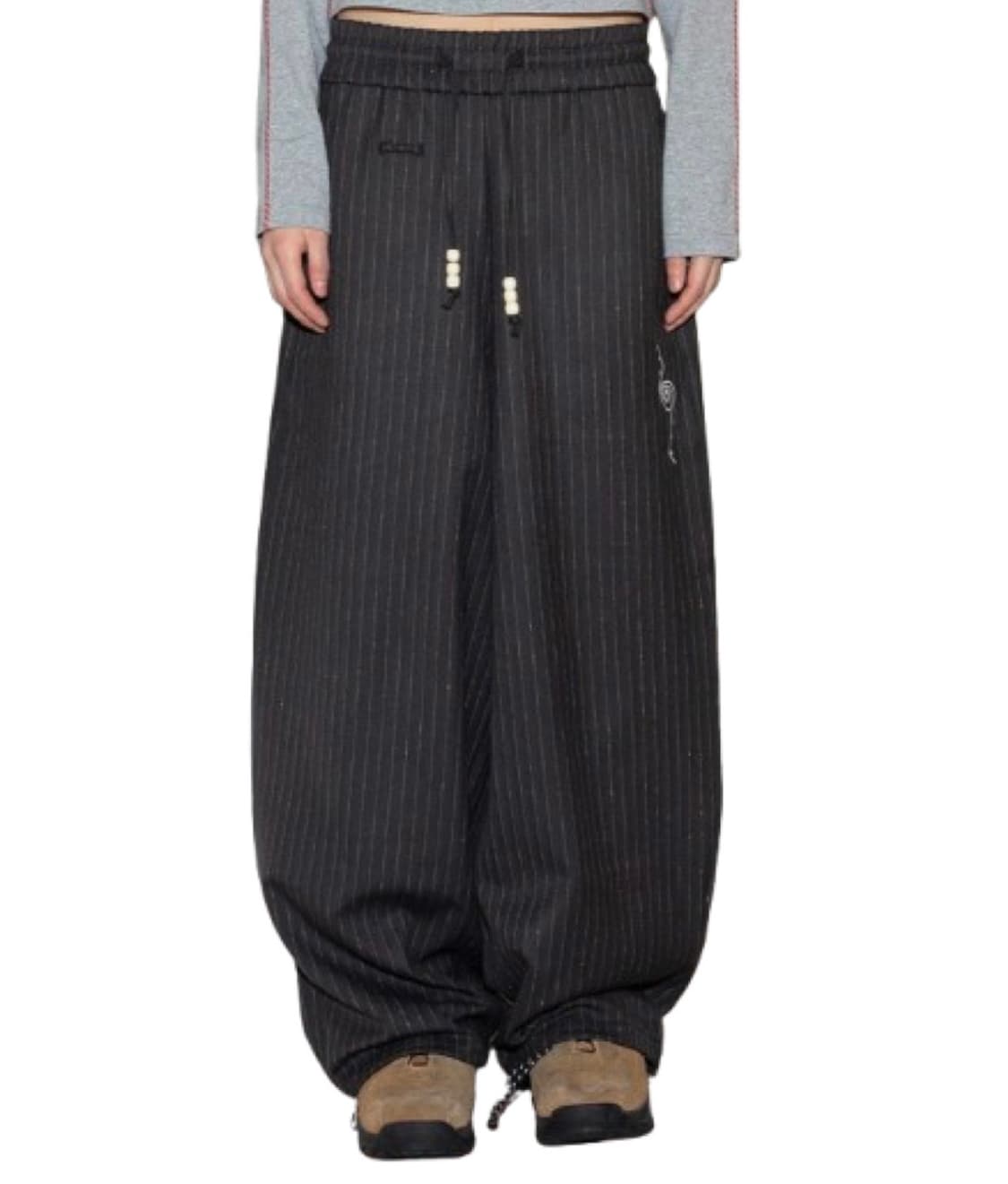 루나키후 슈팅 스타 스트라이프 벌룬 팬츠 1 size 상품이미지1