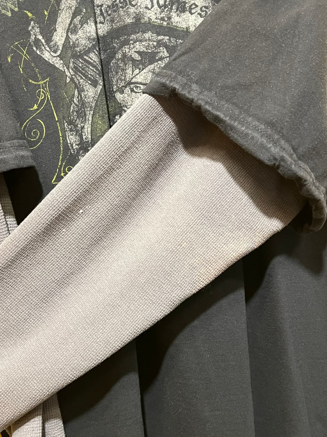 90's [2XL] 웨스트코스트초퍼스 더블 레이어 와플 롱슬리브 빈티지 상품이미지7