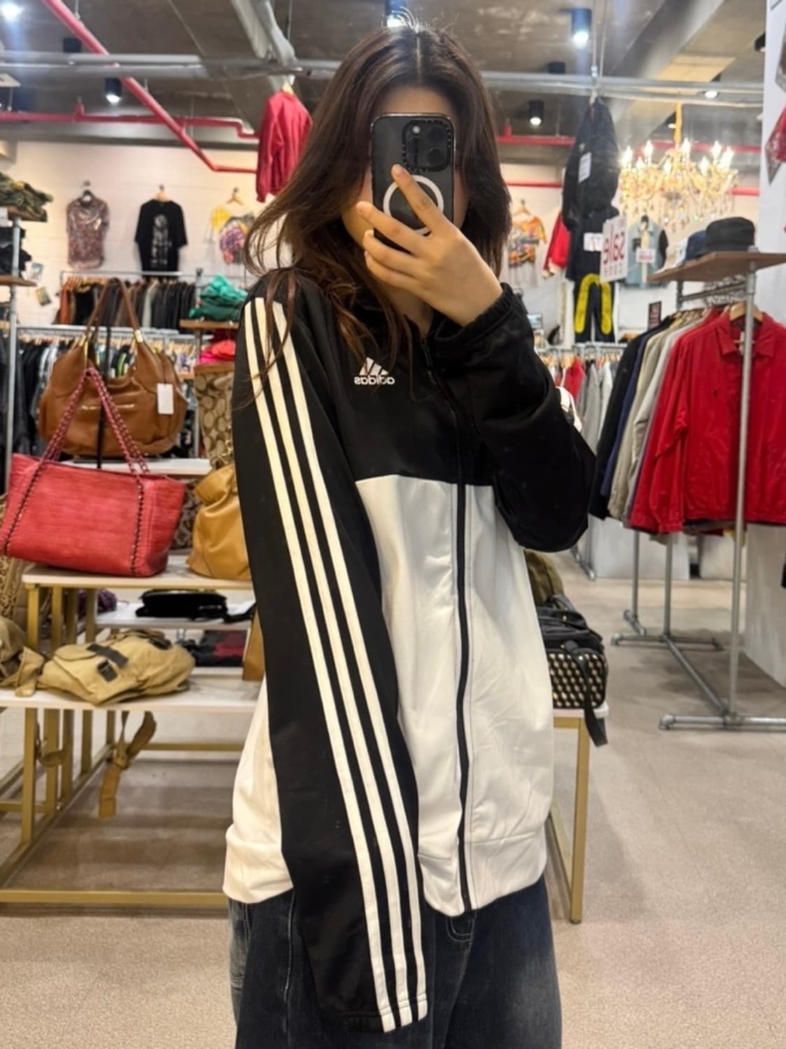 아디다스 배색 트랙탑 상품이미지3