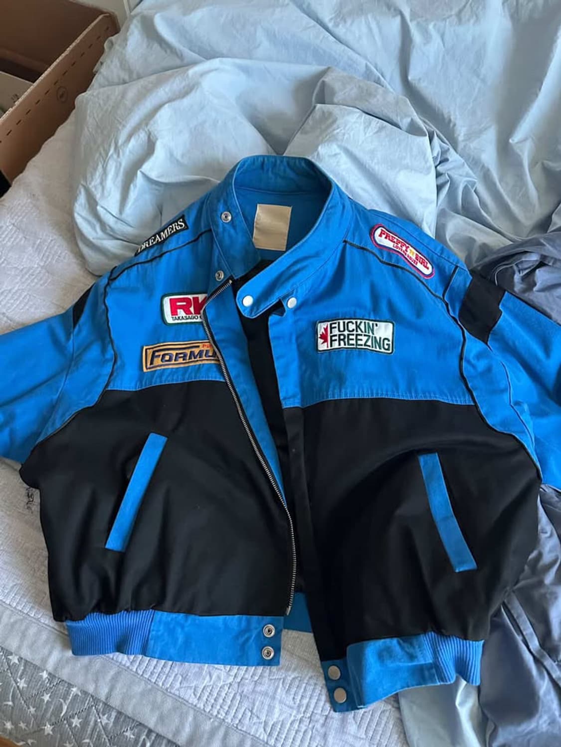 레이싱 패치 자켓 상품이미지2