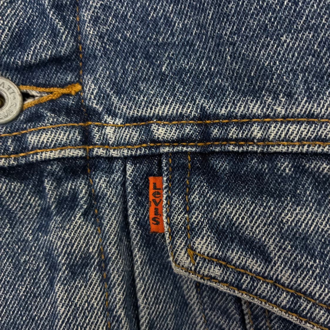 Levi's 리바이스 90‘s 오렌지 탭 쉐르파 트러커 데님 자켓 상품이미지5