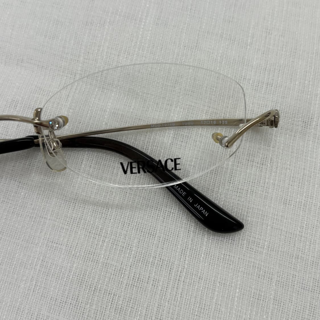 VERSACE 베르사체 실버 무테 안경 상품이미지4