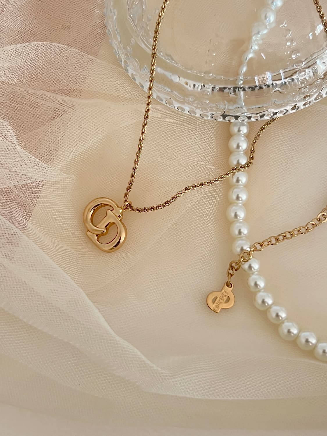 DIOR CD로고 빈티지 디올 목걸이 상품이미지2