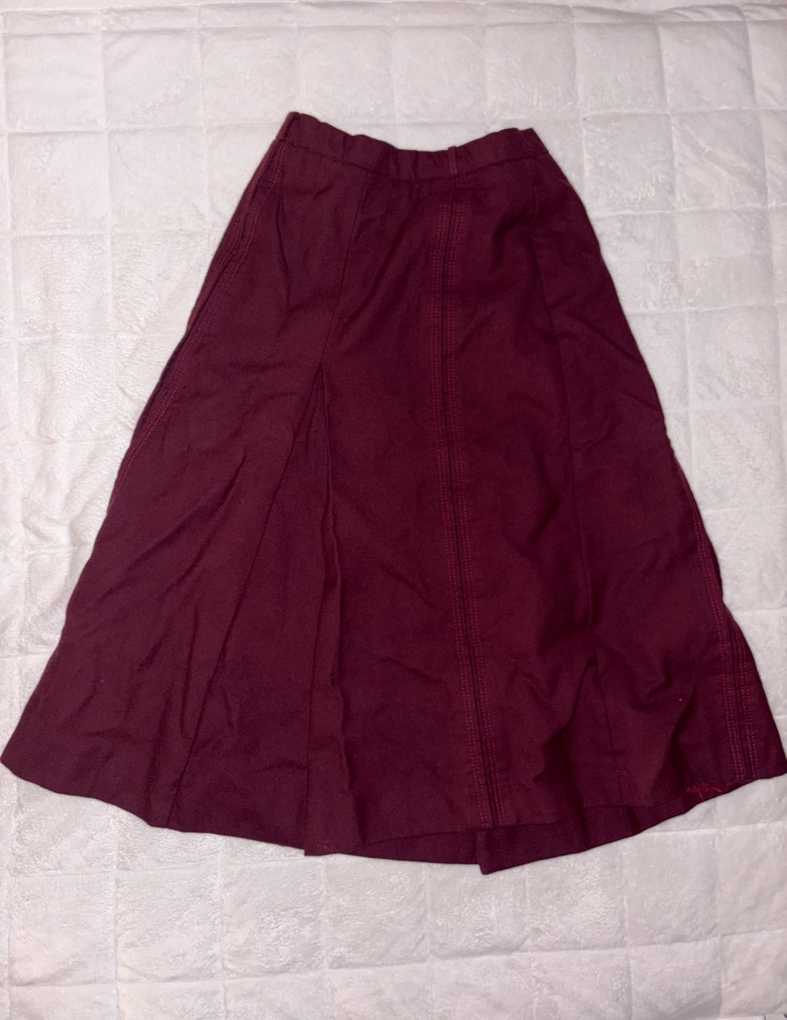 vintage red skirt 상품이미지3