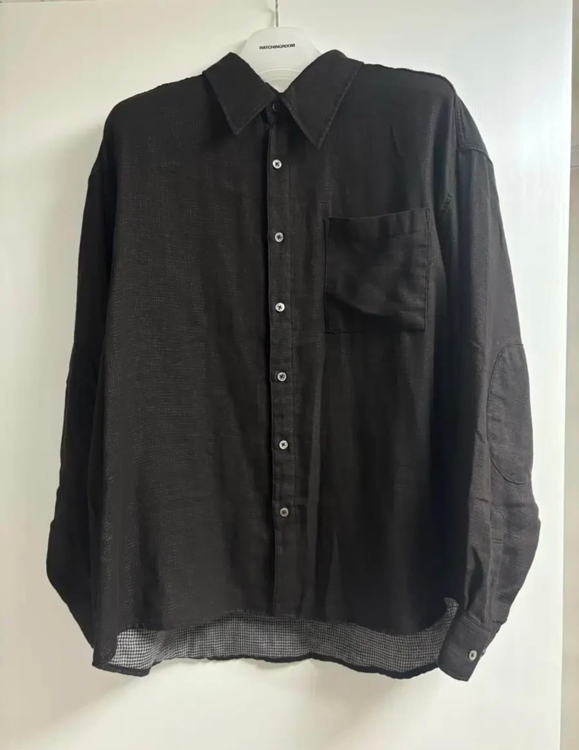 해칭룸 셔츠(archive shirt v2 pigment dyed) 상품이미지5