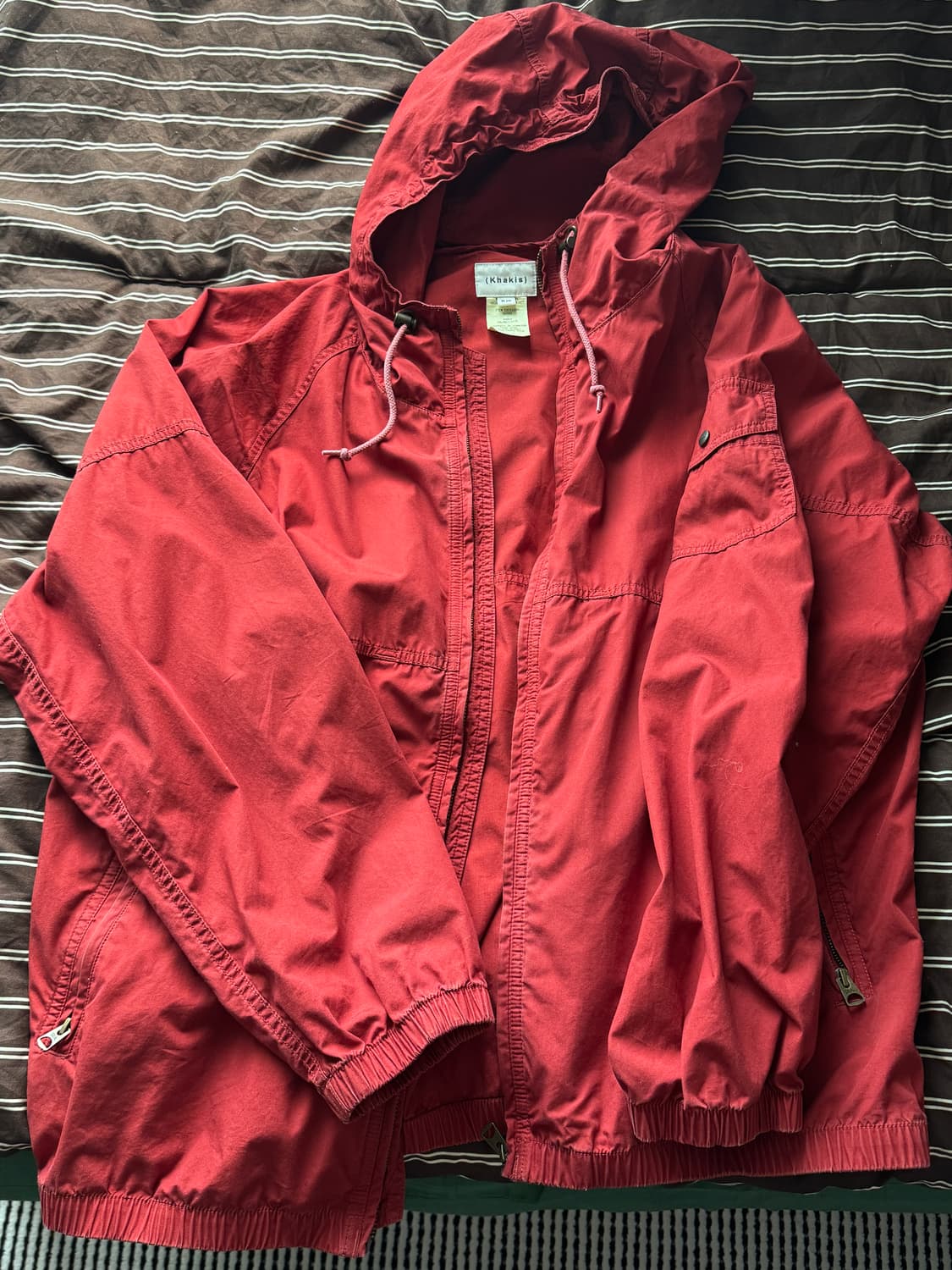 카키스 후디드 윈드자켓 xl 상품이미지1