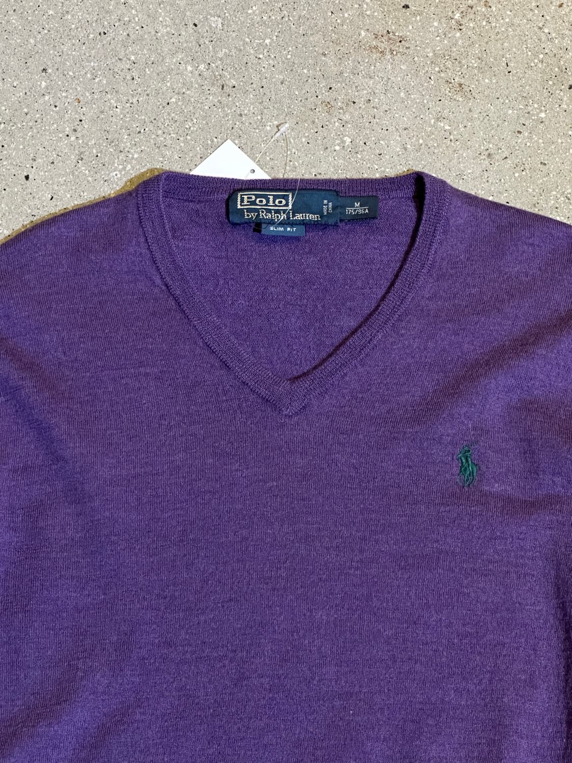 POLO 폴로 퍼플 브이넥니트 상품이미지4