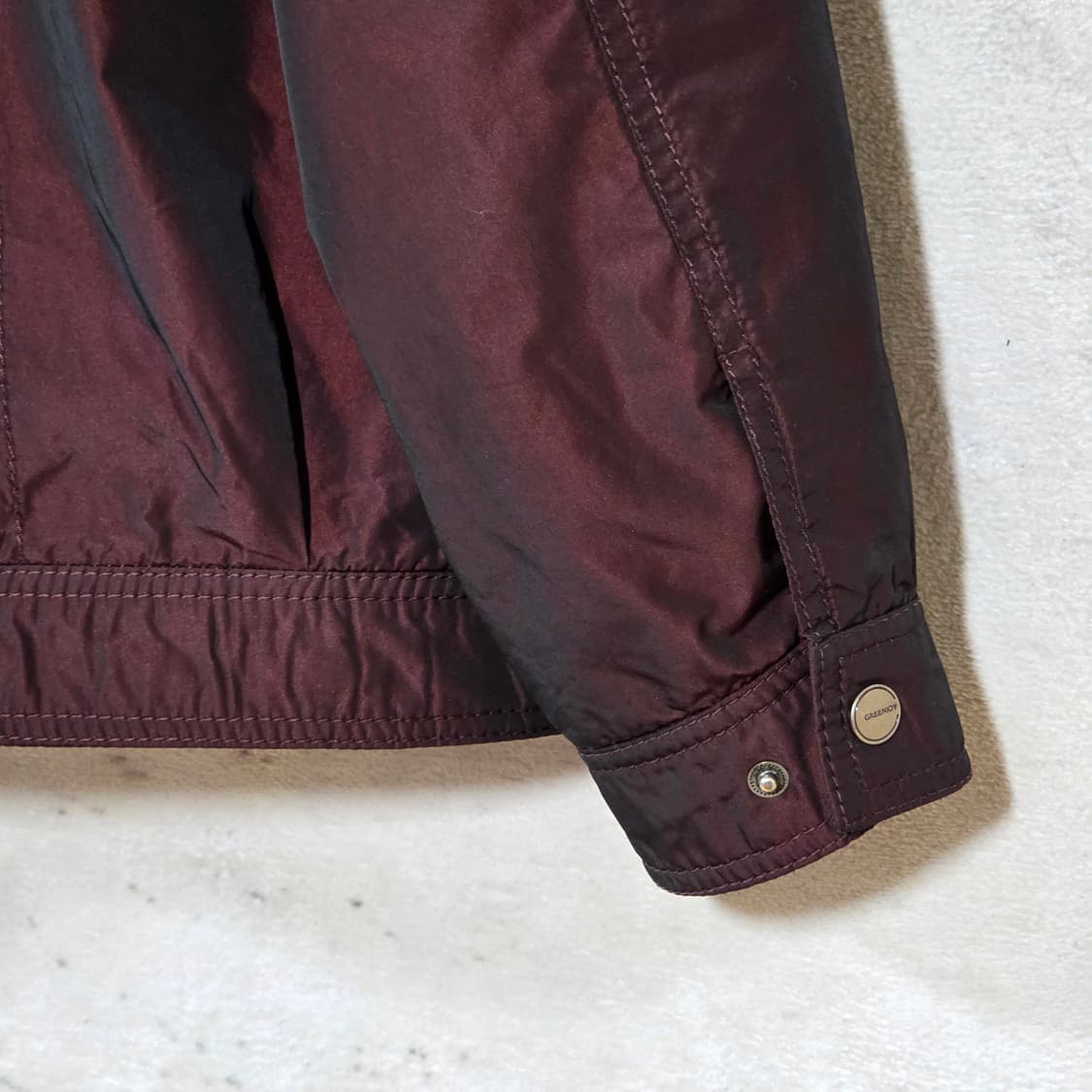 빈티지 와인 유광 패디드 점퍼 상품이미지6