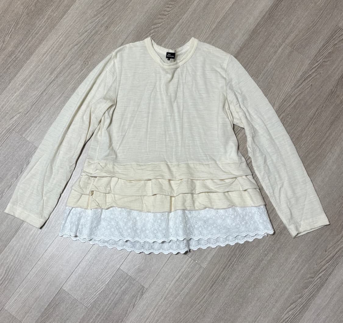 꼼데가르송 트리콧 레이스티셔츠 상품이미지1