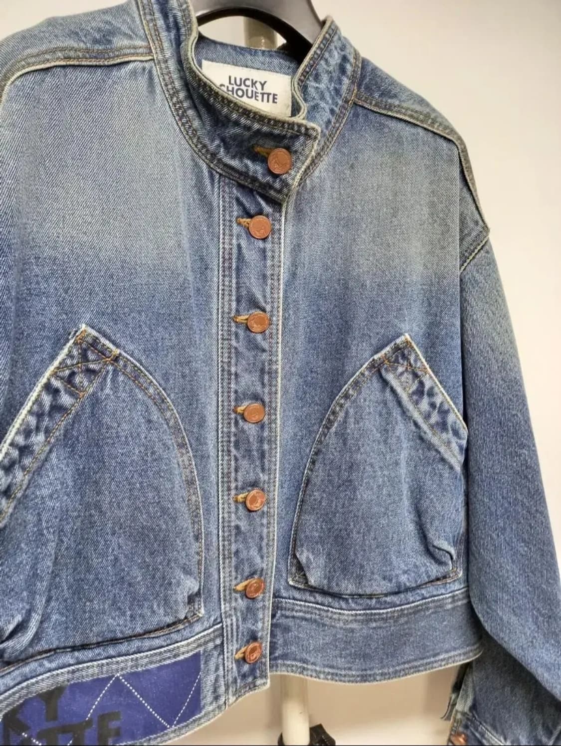 럭키슈에뜨 데님 생지 숏자켓 66 상품이미지6