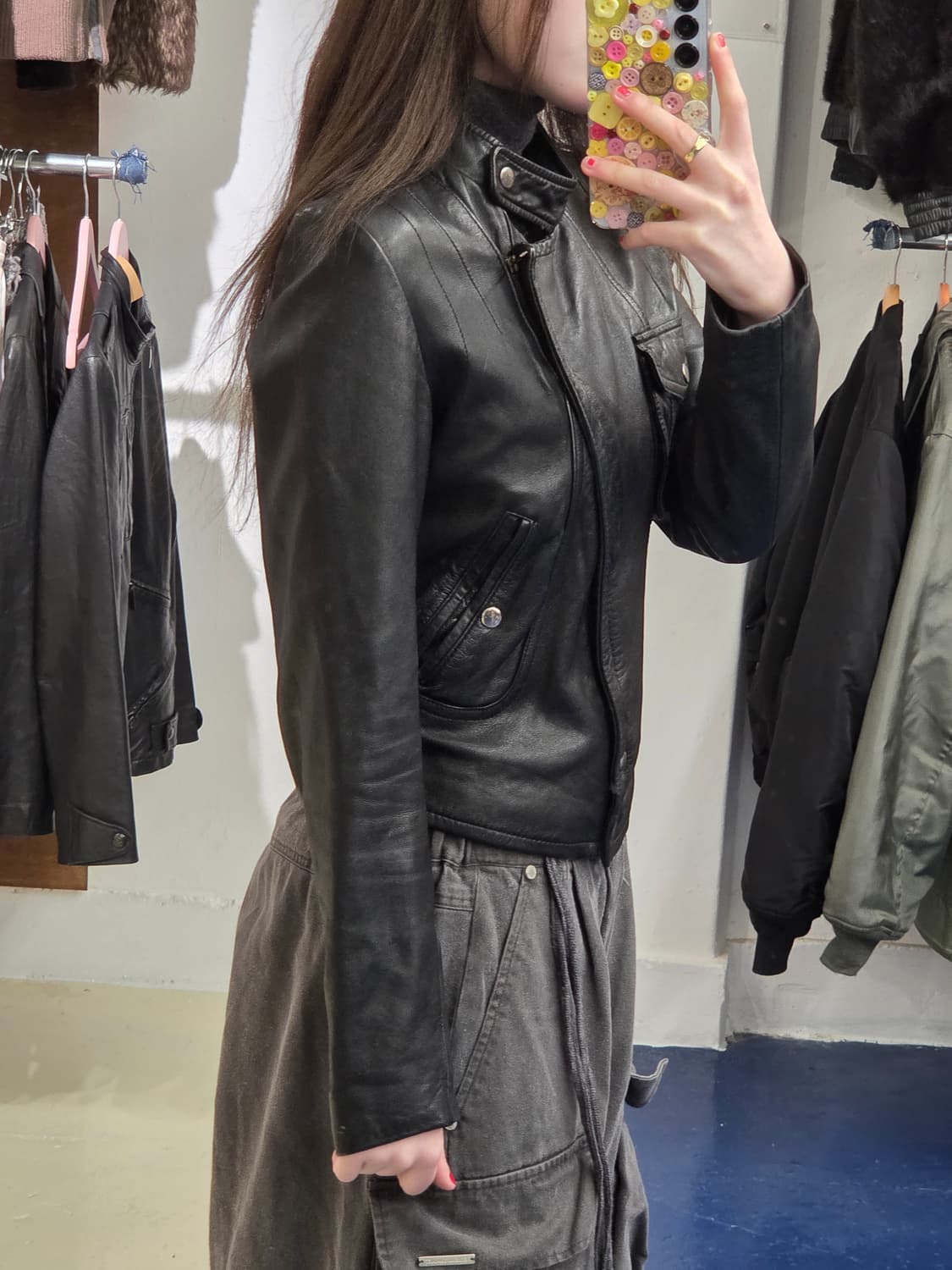 90-00s Lambskin 양가죽 자켓 상품이미지3