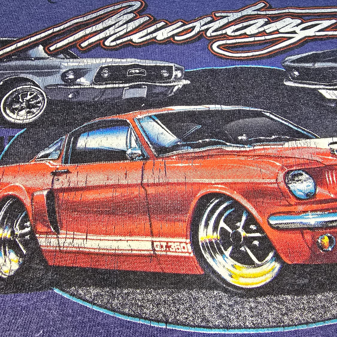 Vintage 90~00s 포드 머스탱 티셔츠 상품이미지3