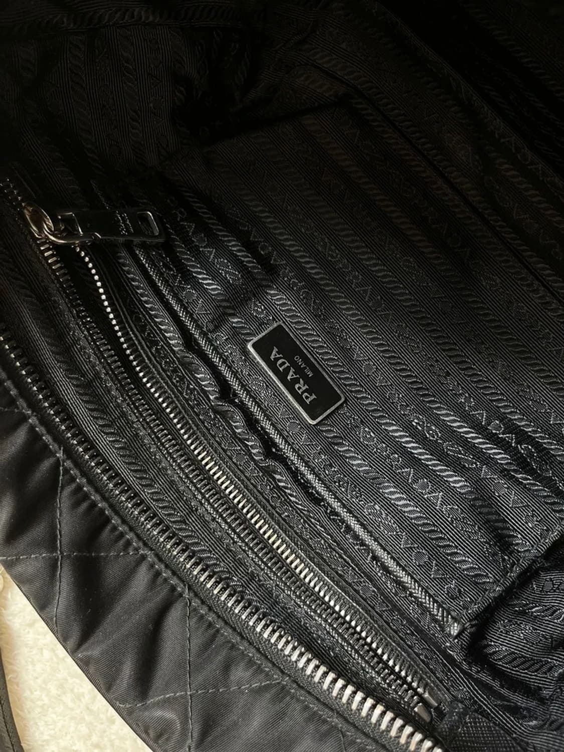 프라다 PRADA 포코노 나일론 퀼팅 체인 숄더백 A1666 상품이미지7