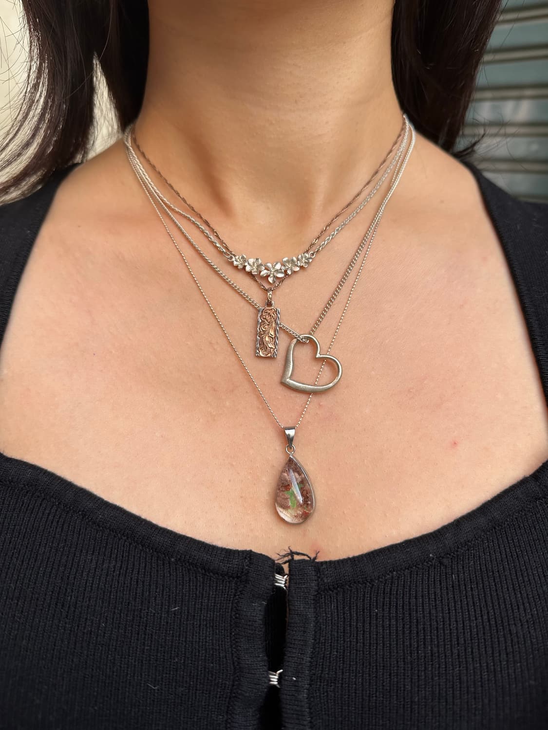 Hawaii 925silver necklace(Rose 상품이미지5