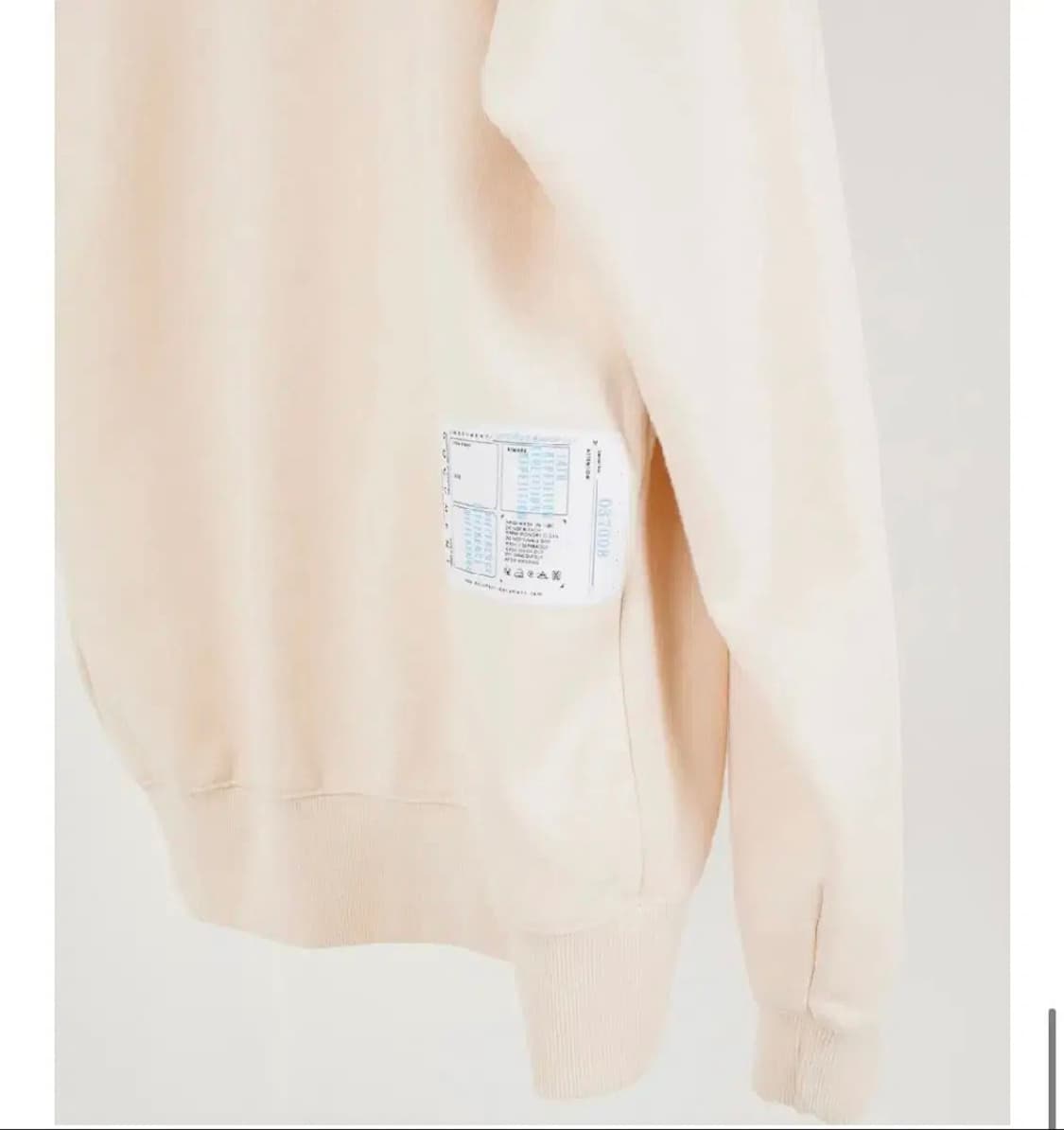 (새상품) 도큐먼트 크리스마스 스웻 후디 (S, 아이보리) 상품이미지3