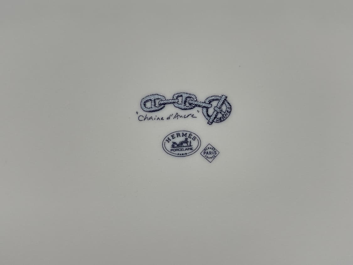 에르메스 샹달 블루 스퀘어 플레이트 1P HERMES 상품이미지5