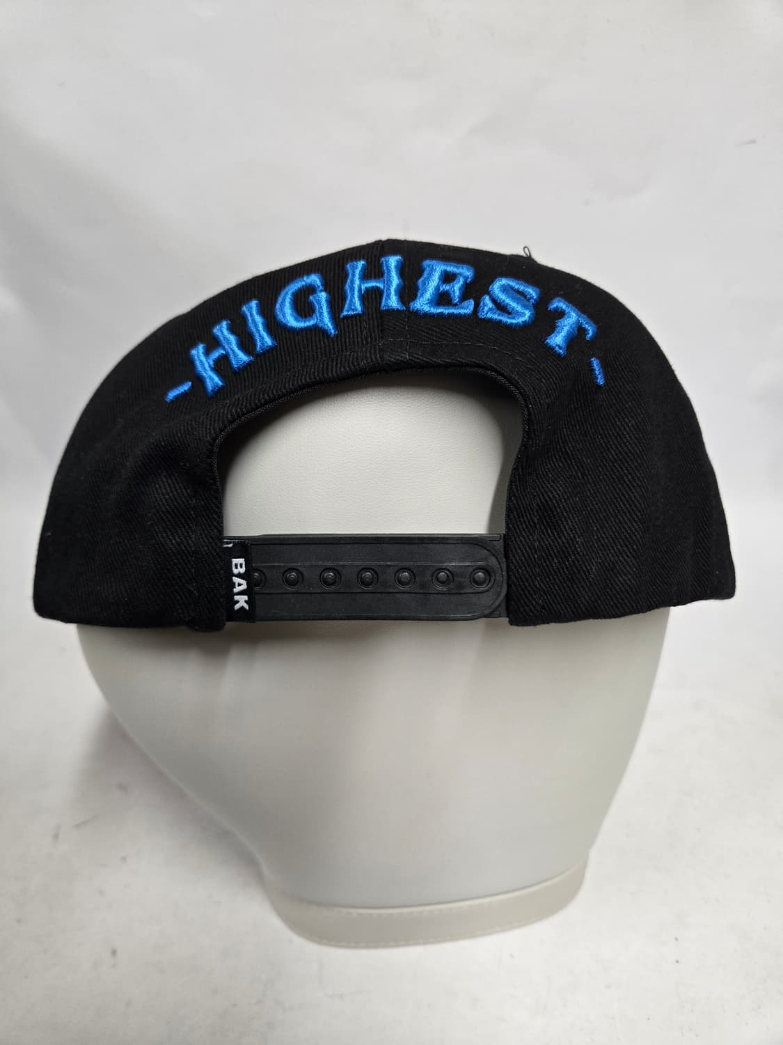 새제품)버커루 BAK 블랙 스냅백 모자 상품이미지3