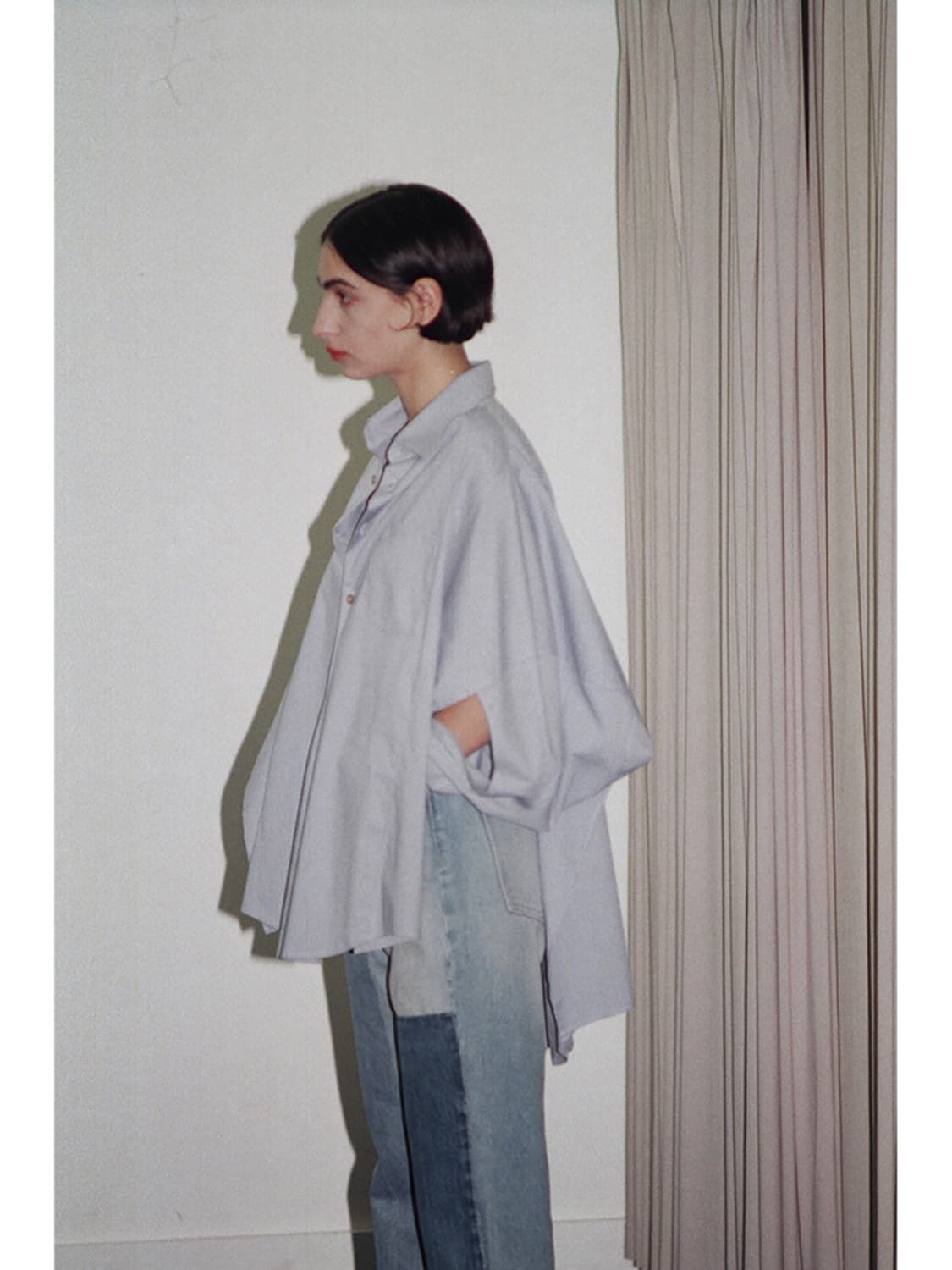 [L] Bless Denim Shirtponcho  상품이미지2